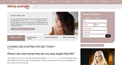 Desktop Screenshot of datingsexysingles.co.uk